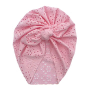 Turban Bebe en Dentelle Rose - Mon Petit Chapeau