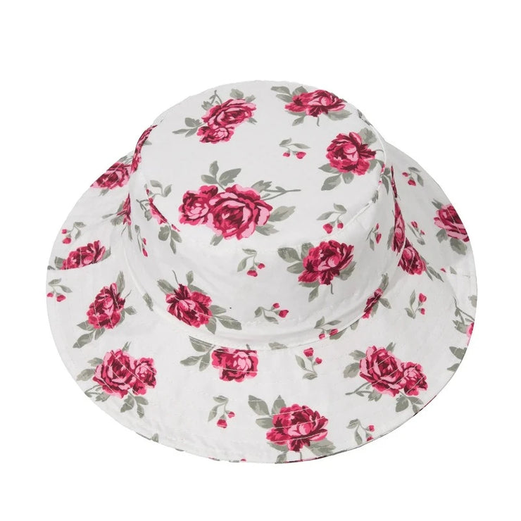 Chapeau Bébé Fille Roses Rouge 1 - Mon Petit Chapeau