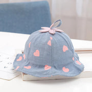 Chapeau Bébé Fille Petits Coeurs 4 - Mon Petit Chapeau