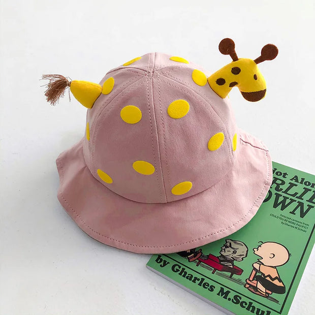 Chapeau Bebe Girafe Rose - Mon Petit Chapeau