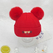 Bonnet Bebe "Good Things" Rouge - Mon Petit Chapeau