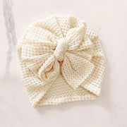 Turban Bebe Fille Tricoté Blanc - Mon Petit Chapeau