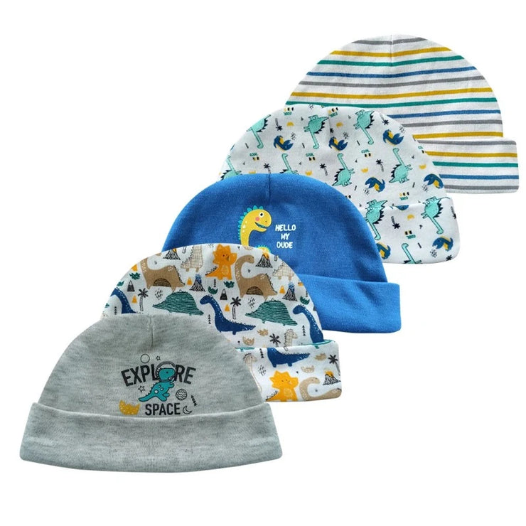 Bonnet Bébé Garçon Dinosaure - Lot de 5 - Mon Petit Chapeau