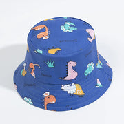 Chapeau Bébé Motifs Dinosaures Bleu Foncé - Mon Petit Chapeau