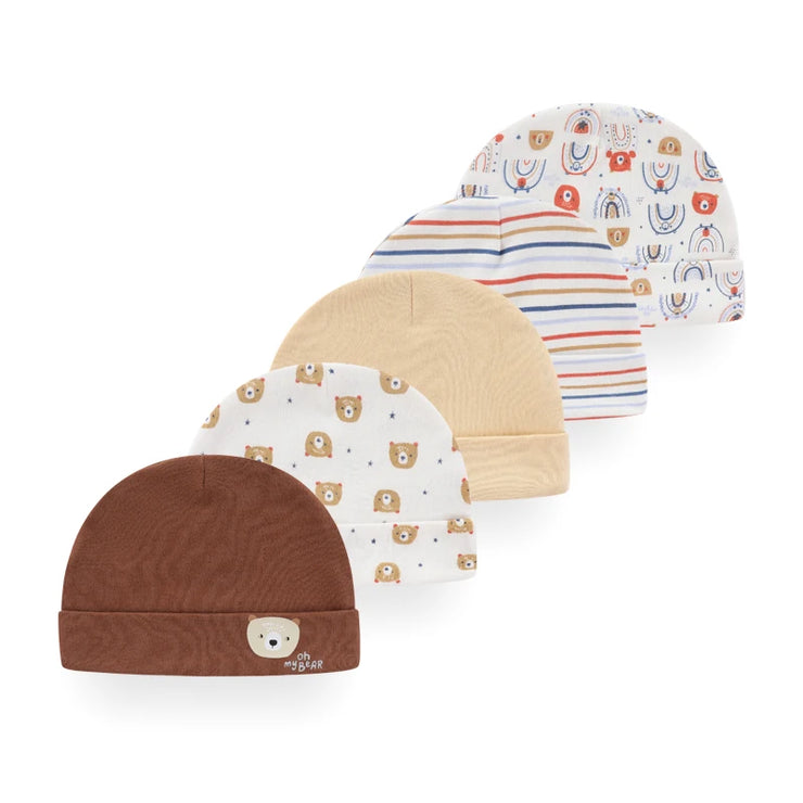 Bonnet Bébé Ourson - Lot de 5 - Mon Petit Chapeau