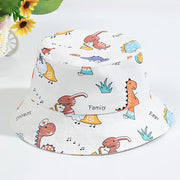 Chapeau Bébé Motifs Dinosaures Blanc - Mon Petit Chapeau